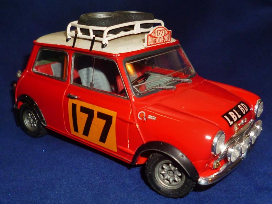 Solido Mini Cooper S 1967 N°144 – Rallye Monte-Carlo 1/16 (Collection, Rare)